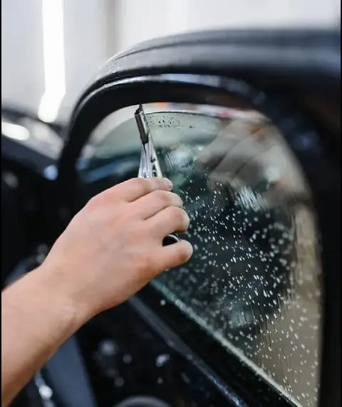 Car window tinting service